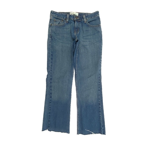 Signature By Levi Strauss Mid Rise Bootcut Women's size 4 Dark Blue Denim Jeans - Picture 1 of 3